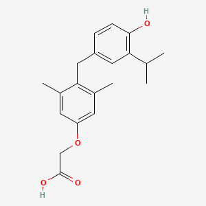 2-(4-(4-Hydroxy-3-isopropylbenzyl)-3,5-dimethylphenoxy)acetic acid