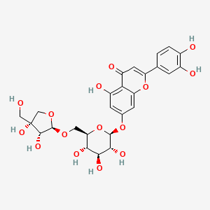 Luteolin-7-O-β-D-apiofuranosyl-(1→6)-β-D-glucopyransodie