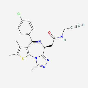 (S)-2-(4-(4-Chlorophenyl)-2,3,9-trimethyl-6H-thieno[3,2-f][1,2,4]triazolo[4,3-a][1,4]diazepin-6-yl)-N-(prop-2-yn-1-yl)acetamide