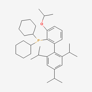 Dicyclohexyl(3-isopropoxy-2',4',6'-triisopropyl-[1,1'-biphenyl]-2-yl)phosphine
