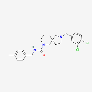 (R)-2-(3,4-Dichlorobenzyl)-N-(4-methylbenzyl)-2,7-diazaspiro[4.5]decane-7-carboxamide