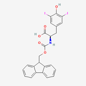 (R)-2-((((9H-fluoren-9-yl)methoxy)carbonyl)amino)-3-(4-hydroxy-3,5-diiodophenyl)propanoic acid
