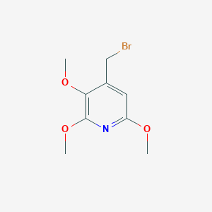4-(Bromomethyl)-2,3,6-trimethoxypyridine