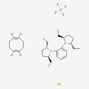 1,2-Bis((2S,5S)-2,5-diethylphospholano)benzene(cyclooctadiene)rhodium(I) tetrafluoroborate, 97%