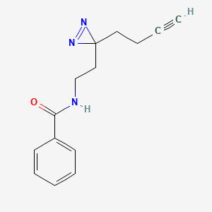 N-[2-[3-(3-Butyn-1-yl)-3H-diazirin-3-yl]ethyl]benzamide