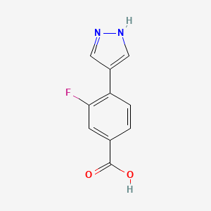3-Fluoro-4-(1H-Pyrazol-4-Yl)Benzoic Acid