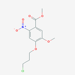 Methyl 4-(3-chloropropoxy)-5-methoxy-2-nitrobenzoate