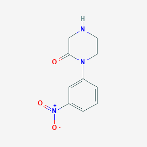 1-(3-Nitrophenyl)piperazin-2-one