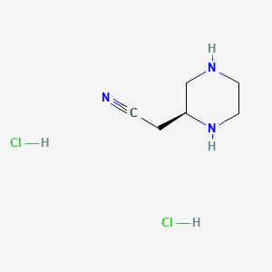 (S)-2-(Piperazin-2-yl)acetonitrile Dihydrochloride