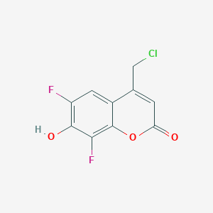 4-(Chloromethyl)-6,8-difluoro-7-hydroxy-2H-chromen-2-one