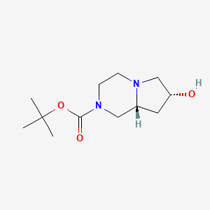 tert-Butyl (7R,8aR)-7-hydroxyhexahydropyrrolo[1,2-a]pyrazine-2(1H)-carboxylate