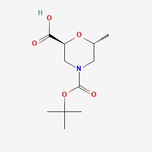 (2S,6R)-4-Boc-6-methylmorpholine-2-carboxylic Acid