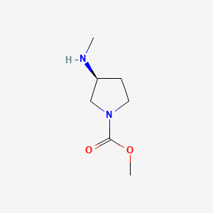 Methyl (3S)-3-(methylamino)-1-pyrrolidinecarboxylate