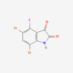 5，7-Dibromo-4-fluoro-1H-indole-2，3-dione