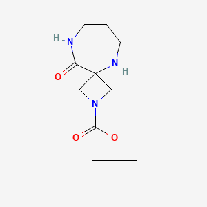 tert-Butyl 10-Oxo-2,5,9-triazaspiro[3.6]decane-2-carboxylate