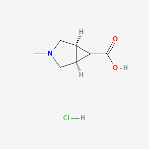 rel-(1R,5S,6r)-3-Methyl-3-azabicyclo[3.1.0]hexane-6-carboxylic acid hydrochloride