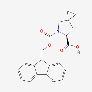 (S)-5-(((9H-Fluoren-9-yl)methoxy)carbonyl)-5-azaspiro[2.4]heptane-6-carboxylic acid
