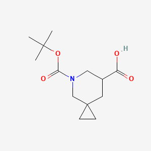 5-(tert-Butoxycarbonyl)-5-azaspiro[2.5]octane-7-carboxylic acid
