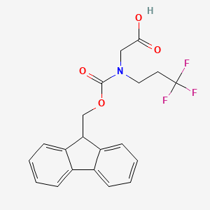 N-(((9H-fluoren-9-yl)methoxy)carbonyl)-N-(3,3,3-trifluoropropyl)glycine