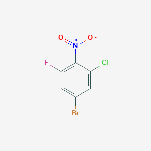 1-Bromo-3-chloro-5-fluoro-4-nitrobenzene