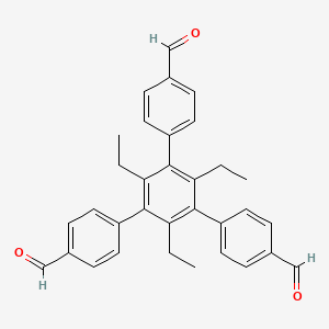 2',4',6'-Triethyl-5'-(4-formylphenyl)-[1,1':3',1''-terphenyl]-4,4''-dicarbaldehyde
