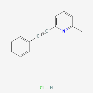 2-Methyl-6-(phenylethynyl)pyridine Hydrochloride