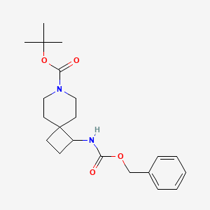tert-butyl 1-(((benzyloxy)carbonyl)amino)-7-azaspiro[3.5]nonane-7-carboxylate