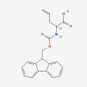 2-((((9H-Fluoren-9-yl)methoxy)carbonyl)amino)pent-4-enoic acid