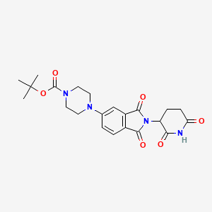 tert-Butyl 4-(2-(2,6-dioxopiperidin-3-yl)-1,3-dioxoisoindolin-5-yl)piperazine-1-carboxylate
