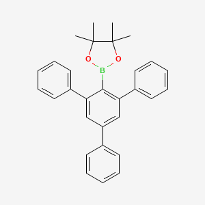 4，4，5，5-Tetramethyl-2-(5'-phenyl-[1，1':3'，1''-terphenyl]-2'-yl)-1，3，2-dioxaborolane