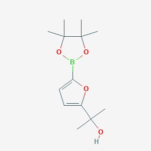 2-(5-(4,4,5,5-Tetramethyl-1,3,2-dioxaborolan-2-yl)furan-2-yl)propan-2-ol