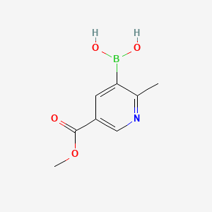 (5-(Methoxycarbonyl)-2-methylpyridin-3-yl)boronic Acid