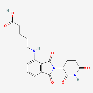 5-[[2-(2,6-Dioxo-3-piperidyl)-1,3-dioxo-4-isoindolinyl]amino]pentanoic Acid