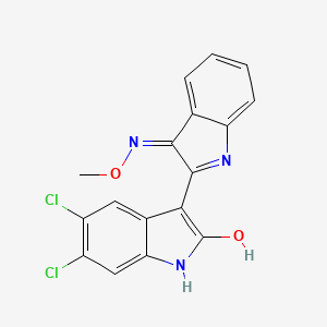 5',6'-Dichloro-3-(methoxyimino)-[2,3'-biindolinylidene]-2'-one