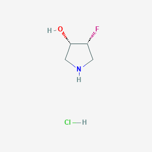 (3S,4R)-4-Fluoropyrrolidin-3-ol hydrochloride