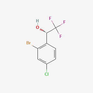 (S)-1-(2-Bromo-4-chlorophenyl)-2，2，2-trifluoroethan-1-ol