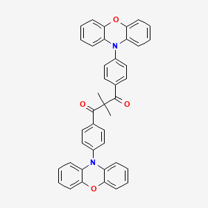 1,3-Bis(4-(10H-phenoxazin-10-yl)phenyl)-2,2-dimethylpropane-1,3-dione