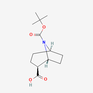 (1R,2S,5R)-8-(tert-Butoxycarbonyl)-8-azabicyclo[3.2.1]octane-2-carboxylic acid