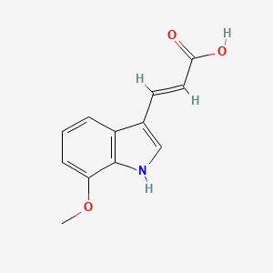 (E)-3-(7-Methoxy-3-indolyl)acrylic Acid