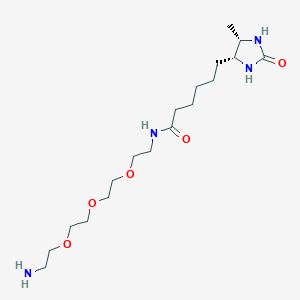 N-(2-(2-(2-(2-Aminoethoxy)ethoxy)ethoxy)ethyl)-6-((4R,5S)-5-methyl-2-oxoimidazolidin-4-yl)hexanamide