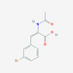 2-Acetamido-3-(3-bromophenyl)acrylic acid