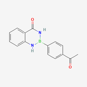 2-(4-Acetylphenyl)-2,3-dihydrobenzo[d][1,3,2]diazaborinin-4(1H)-one