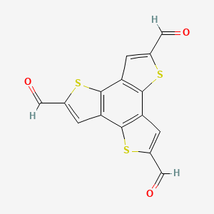 Benzo[1,2-b:3,4-b':5,6-b'']trithiophene-2,5,8-tricarbaldehyde, 98%