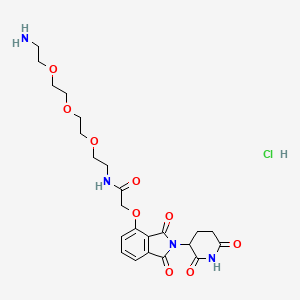 Thalidomide-O-amido-PEG3-C2-NH2 (hydrochloride)