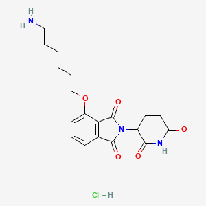 4-((6-Aminohexyl)oxy)-2-(2,6-dioxopiperidin-3-yl)isoindoline-1,3-dione hydrochloride