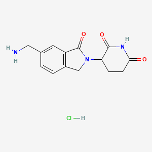 3-[6-(Aminomethyl)-1-oxo-2-isoindolinyl]piperidine-2,6-dione Hydrochloride