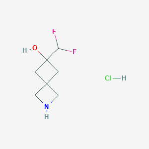 6-(Difluoromethyl)-2-azaspiro[3.3]Heptan-6-ol hydrochloride