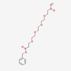 1-(Phenylmethyl) 4,7,10,13-tetraoxahexadecanedioate