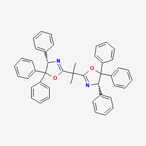 (4S,4'S)-2,2'-(propane-2,2-diyl)bis(4,5,5-triphenyl-4,5-dihydrooxazole)