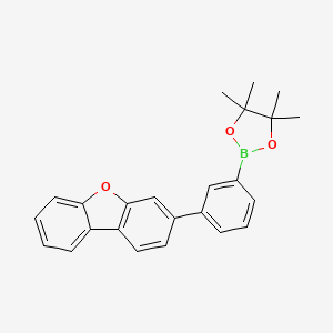 3-[3-(4，4，5，5-Tetramethyl-1，3，2-dioxaborolan-2-yl)phenyl]dibenzofuran